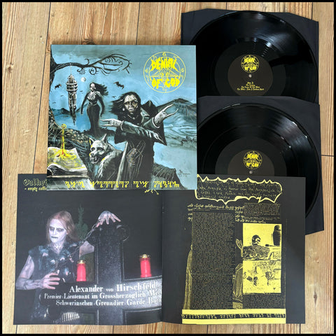 DENIAL OF GOD: The Horrors of Satan Double LP (2 x black vinyl, gatefold, 12 page book)