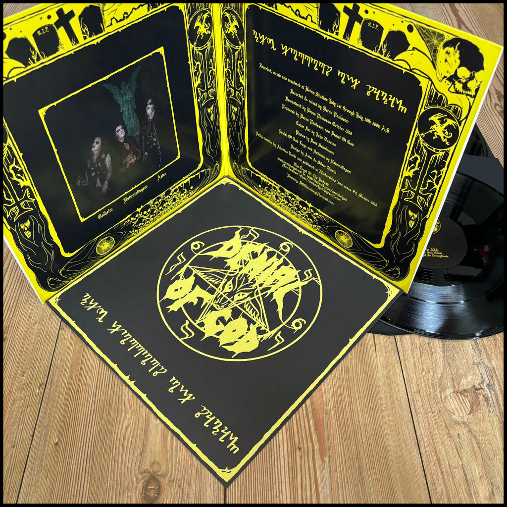 DENIAL OF GOD: The Horrors of Satan Double LP (2 x black vinyl, gatefold, 12 page book) *new*