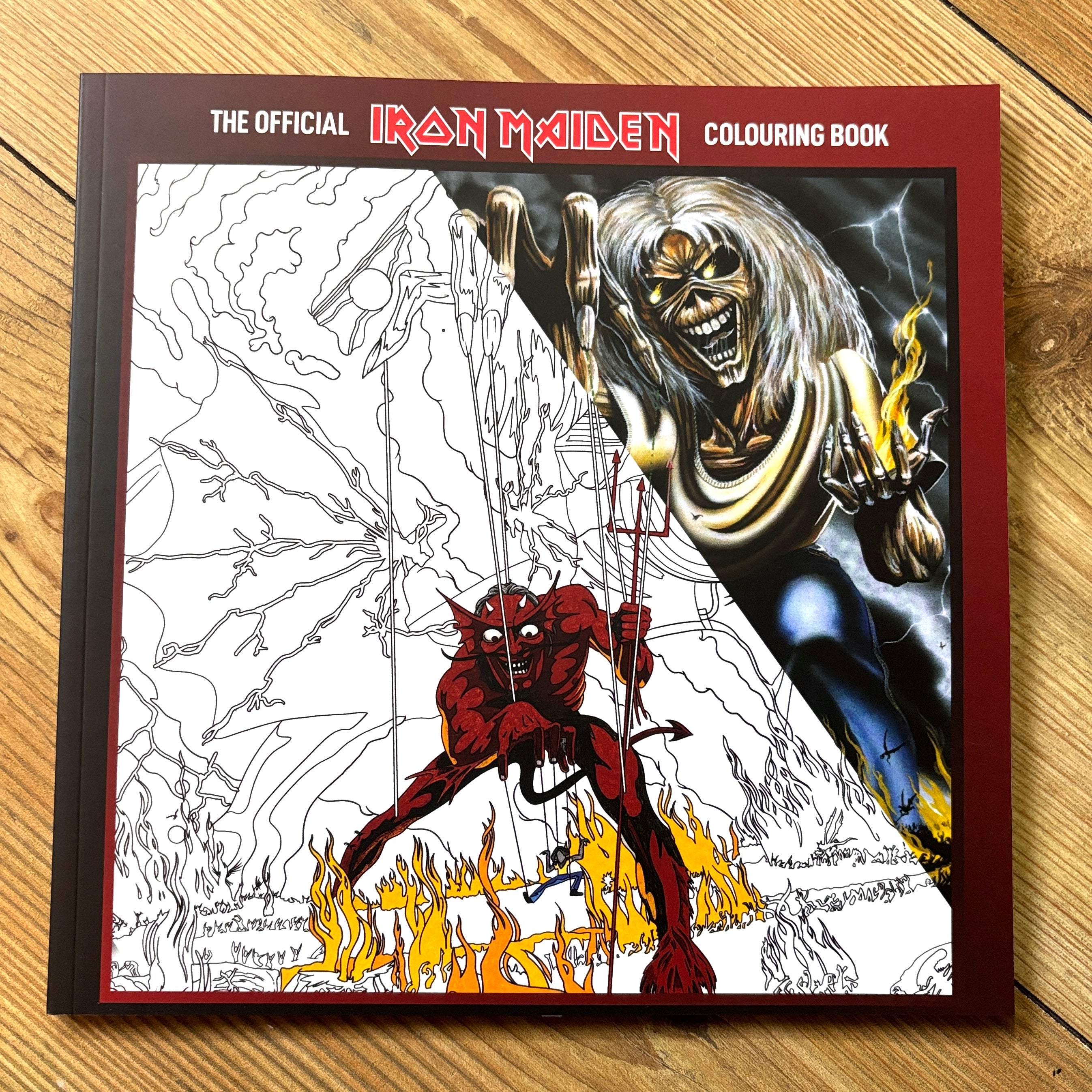 THE OFFICIAL IRON MAIDEN COLOURING BOOK