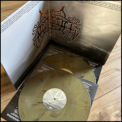 ENSLAVED: Eld double LP (2 x LP, gold with black marble vinyl, gatefold sleeve)