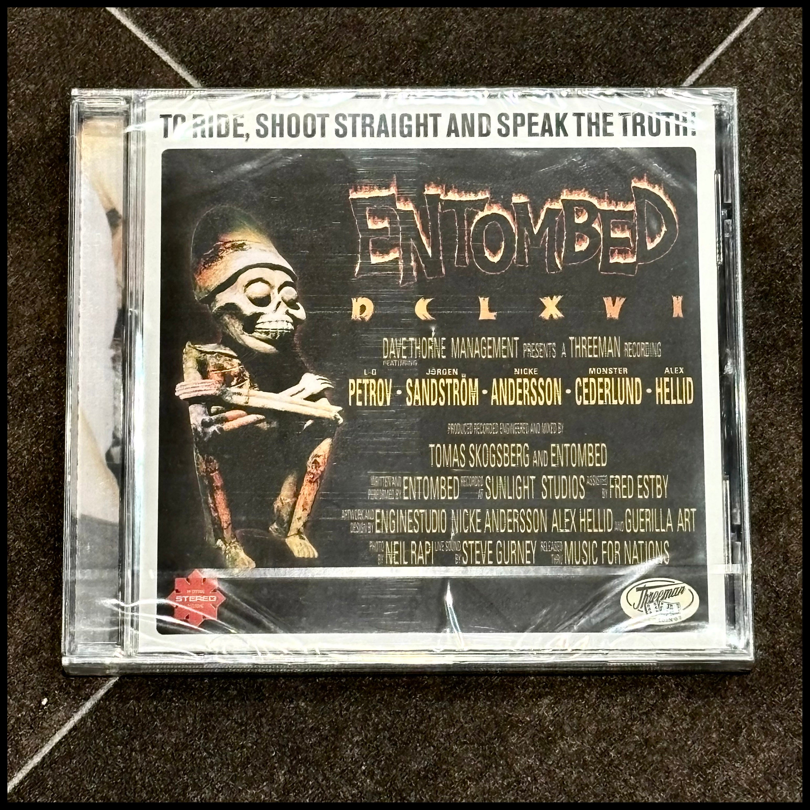 ENTOMBED: DCLXVI - To Ride, Shoot Straight And Speak The Truth CD (anniversary edition) *new, sealed*