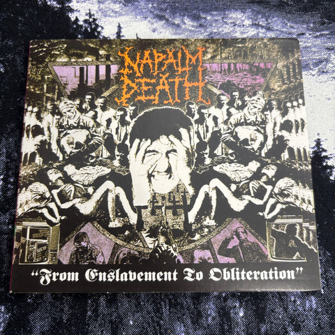 NAPALM DEATH: FROM ENSLAVEMENT TO OBLITERATION digipak CD *preowned/ex-display/collectible, excellent condition*