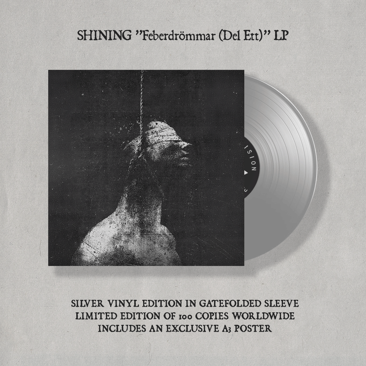 SHINING: Feberdrömmar (Del Ett) pt 1 LP (feat Maniac, Gaahl, Attila etc, gatefold, various colours) *new*