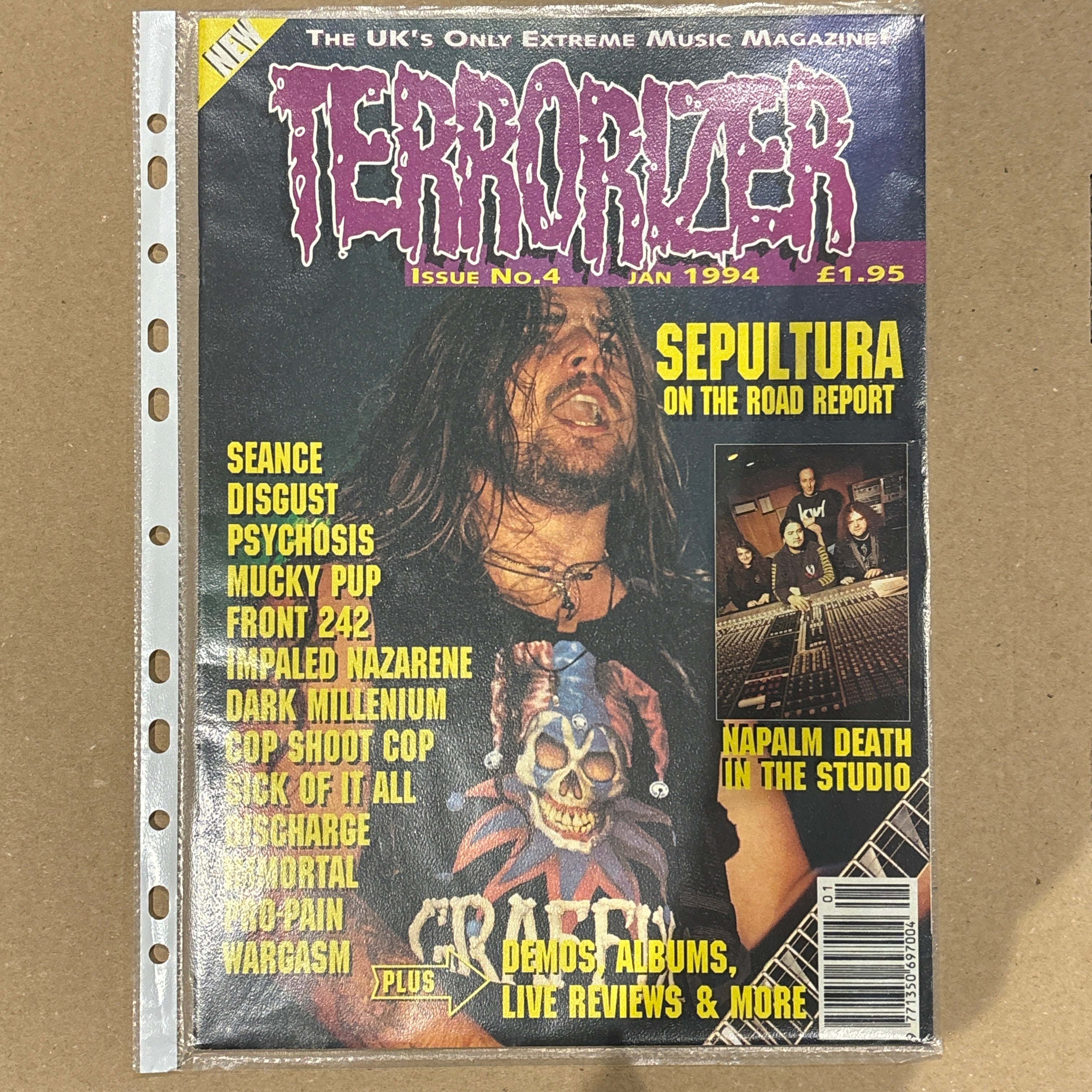 TERRORIZER magazine sale (early issues, 1-50) *rare*