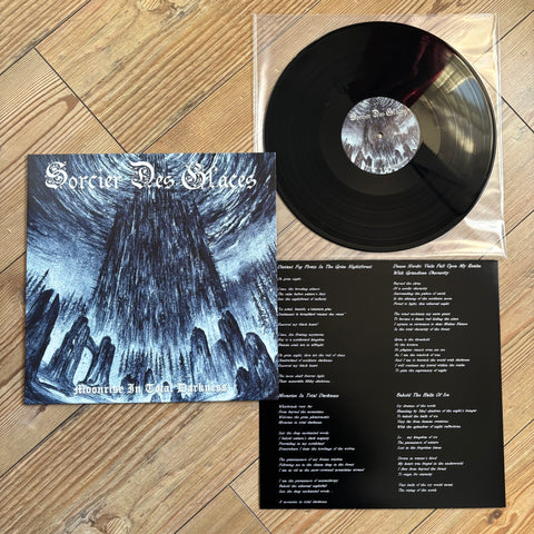 SORCIER DES GLACES: Moonrise in Total Darkness LP (limited black vinyl, Canadian black metal)