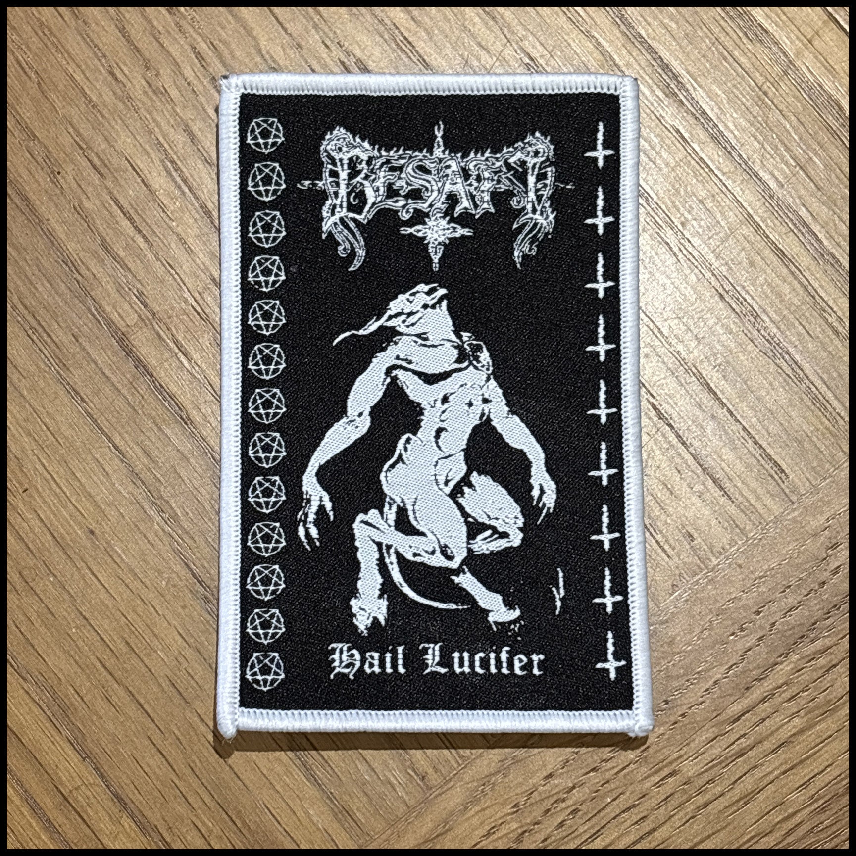 BESATT: official HAIL LUCIFER patch
