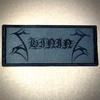 SHINING: official deluxe LEATHER LOGO patches (red / white / black)