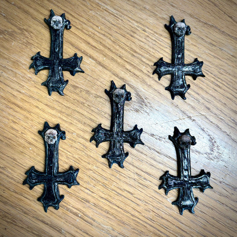 Handmade Inverted Cross Magnets by Max Busa