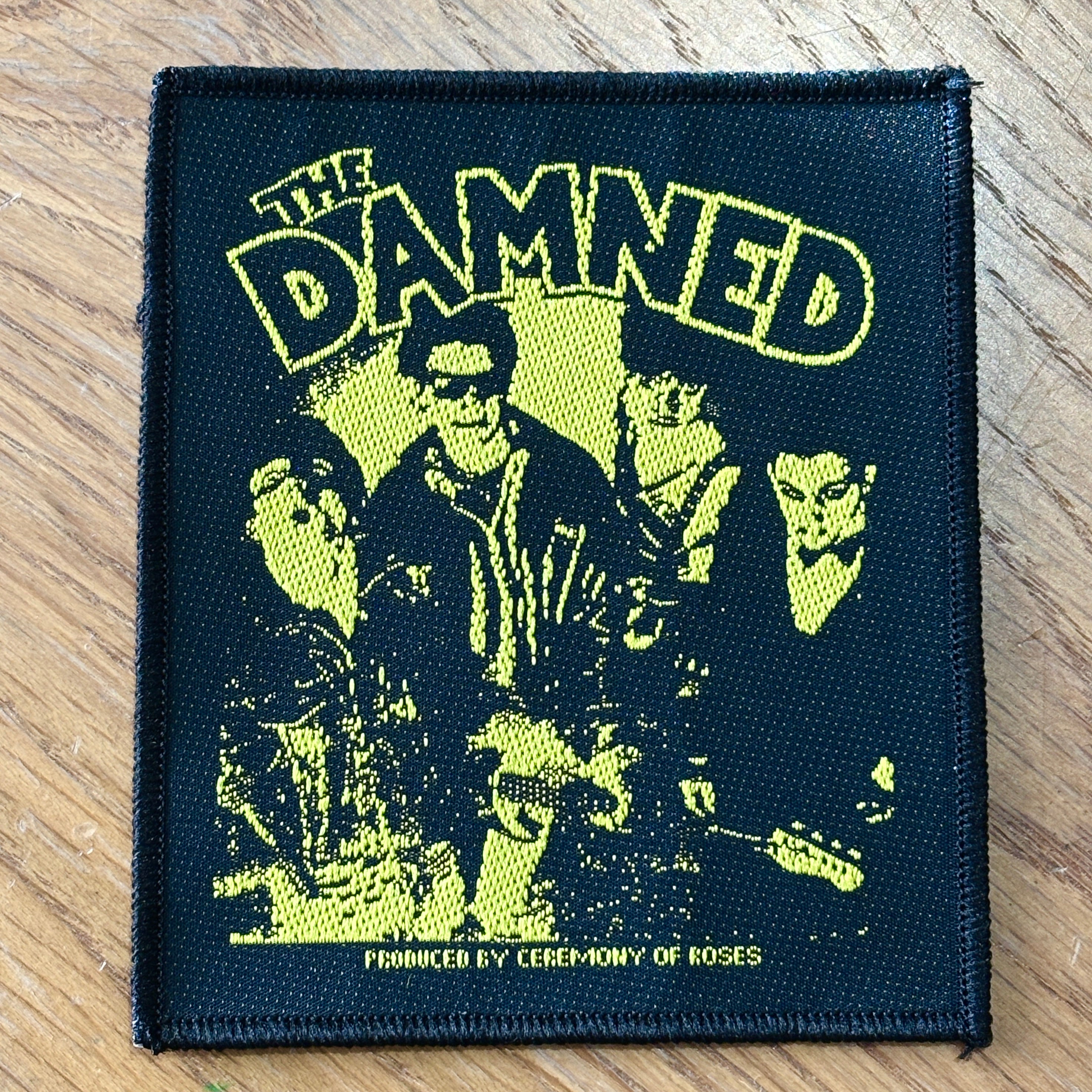 THE DAMNED: official BAND patch
