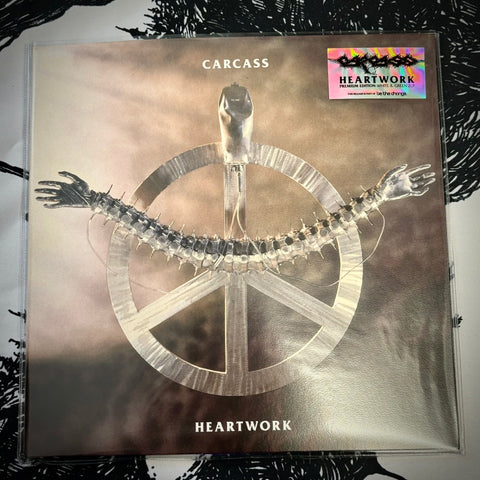 CARCASS: Heartwork 2 LP (double vinyl, white and green, etched, very limited edition)