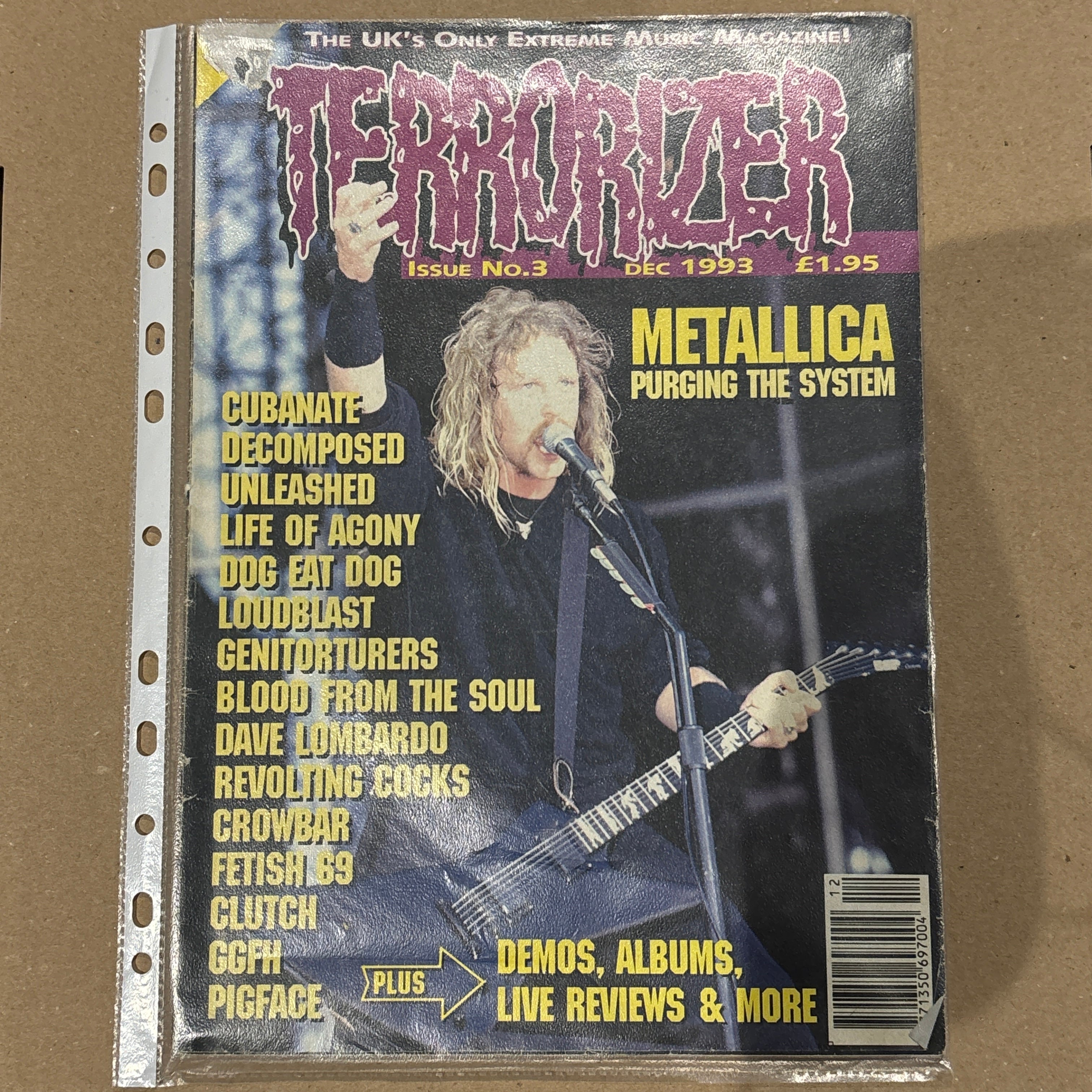 TERRORIZER magazine sale (early issues, 1-50) *rare*