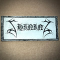 SHINING: official deluxe LEATHER LOGO patches (red / white / black)