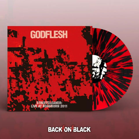 GODFLESH: Streetcleaner - Live At Roadburn 2LP (Red with black splatter vinyl double vinyl)