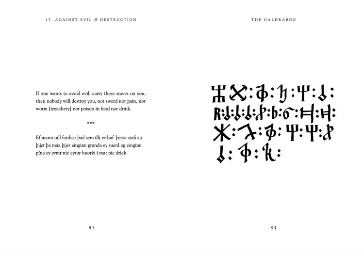 THE GALDRABOK: FORBIDDEN ICELANDIC FOLK MAGIC book