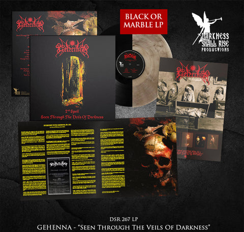 GEHENNA: Seen Through the Veils of Darkness (Second Spell) LP (black or marble vinyl)