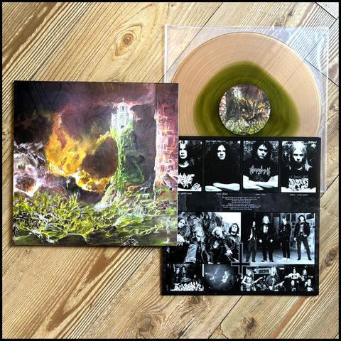 GRAVE: Into the Grave LP (limited swirl 180g vinyl, gatefold sleeve, Swedish DM classic debut)
