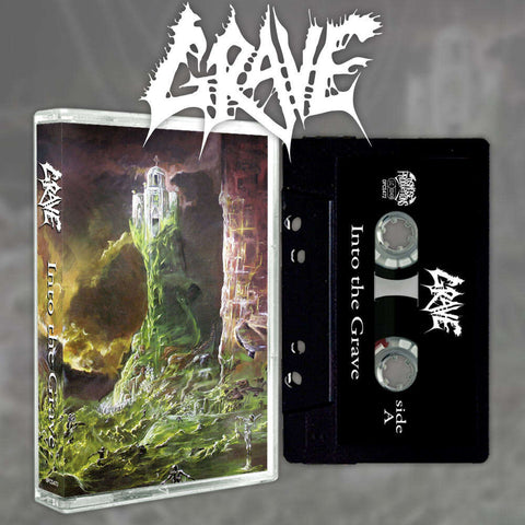 Preorder [late April] GRAVE: Into the Grave cassette (limited to 200 copies, Swedish DM classic debut)