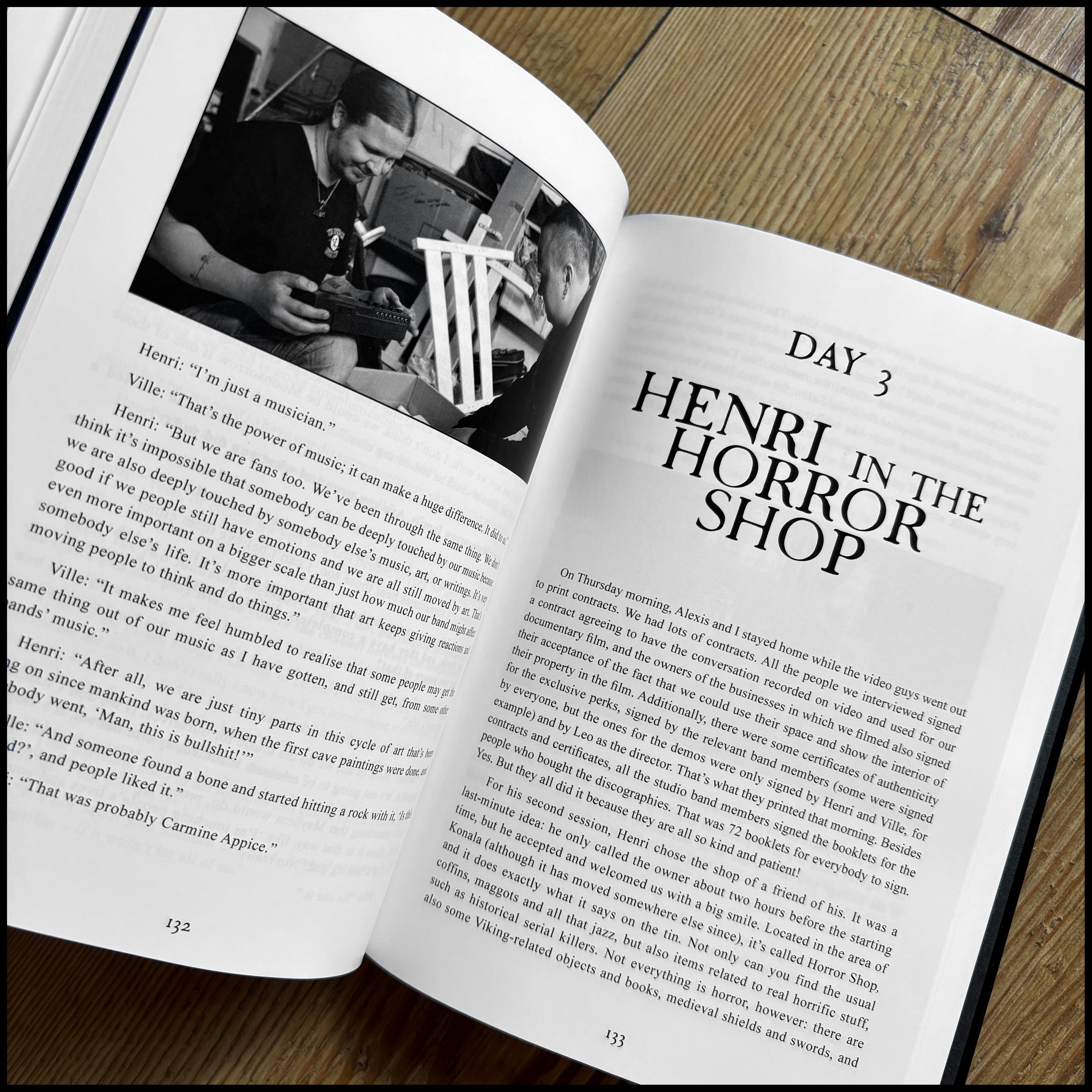 HOME OF THE WAVES: CONVERSATIONS WITH MOONSORROW hardback book