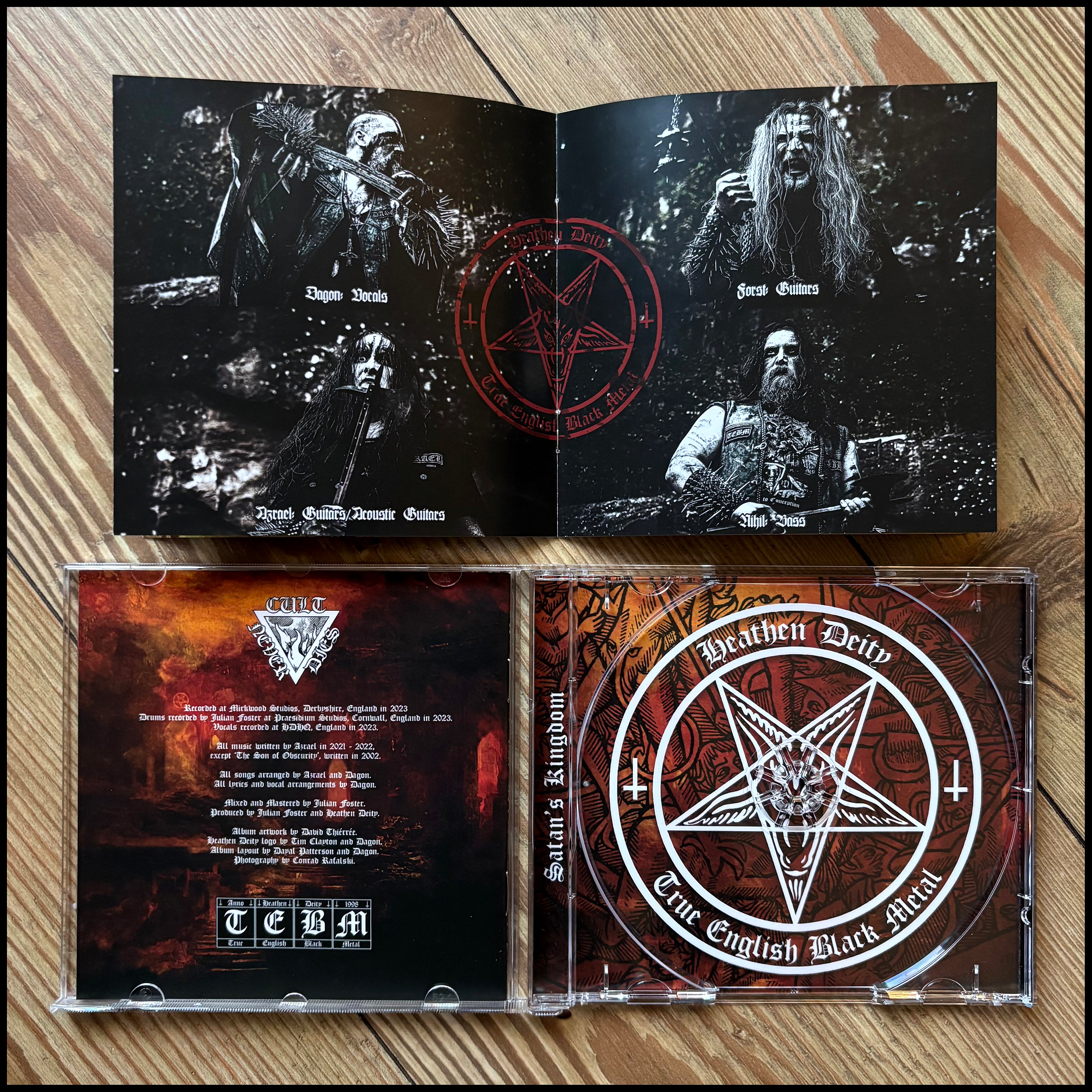 HEATHEN DEITY: Satan's Kingdom CD (released by Cult Never Dies) *new*