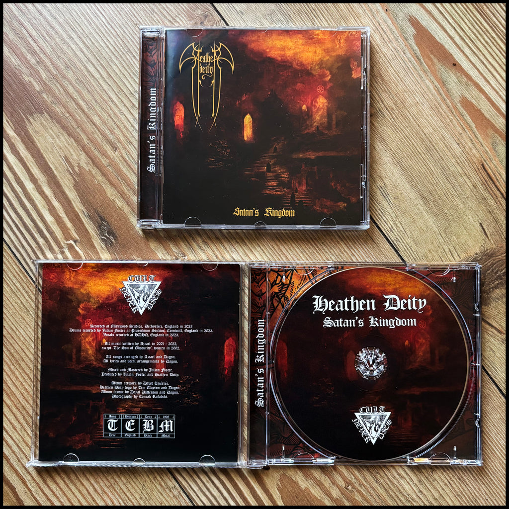 HEATHEN DEITY: Satan's Kingdom CD (released by Cult Never Dies) *new*