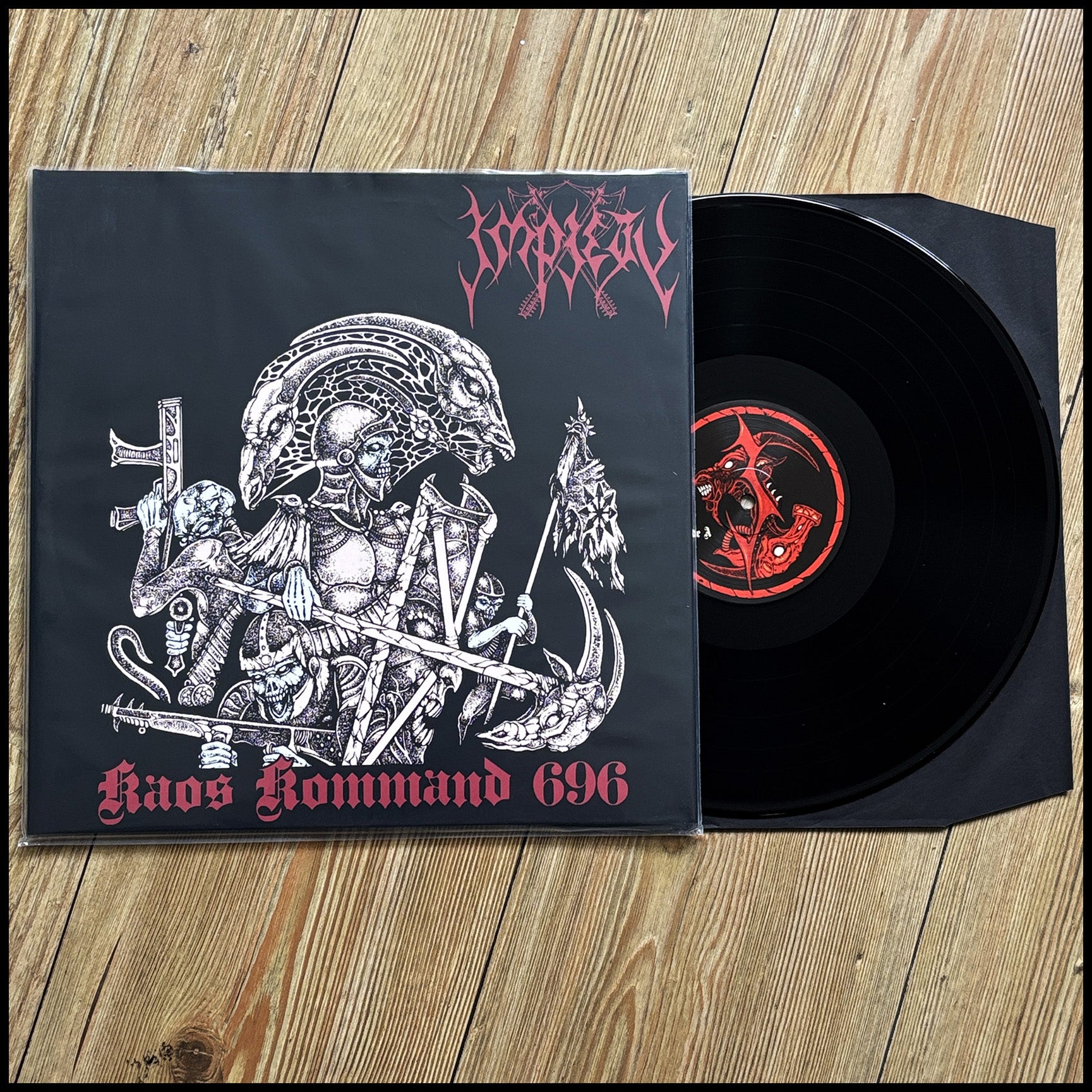 IMPIETY: Kaos Kommand 696 LP (black vinyl, black thrash from Singapore) *new*