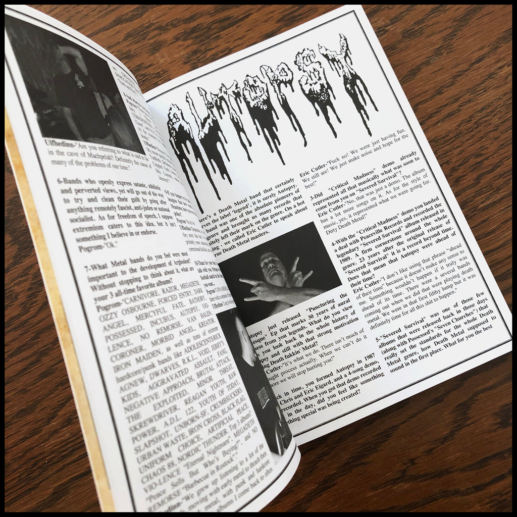 Preorder [Late November 2026] CTHULHU ZINE: ANTHOLOGY (Issues 1-12) book (huge, 500 pages of black/war/death metal)