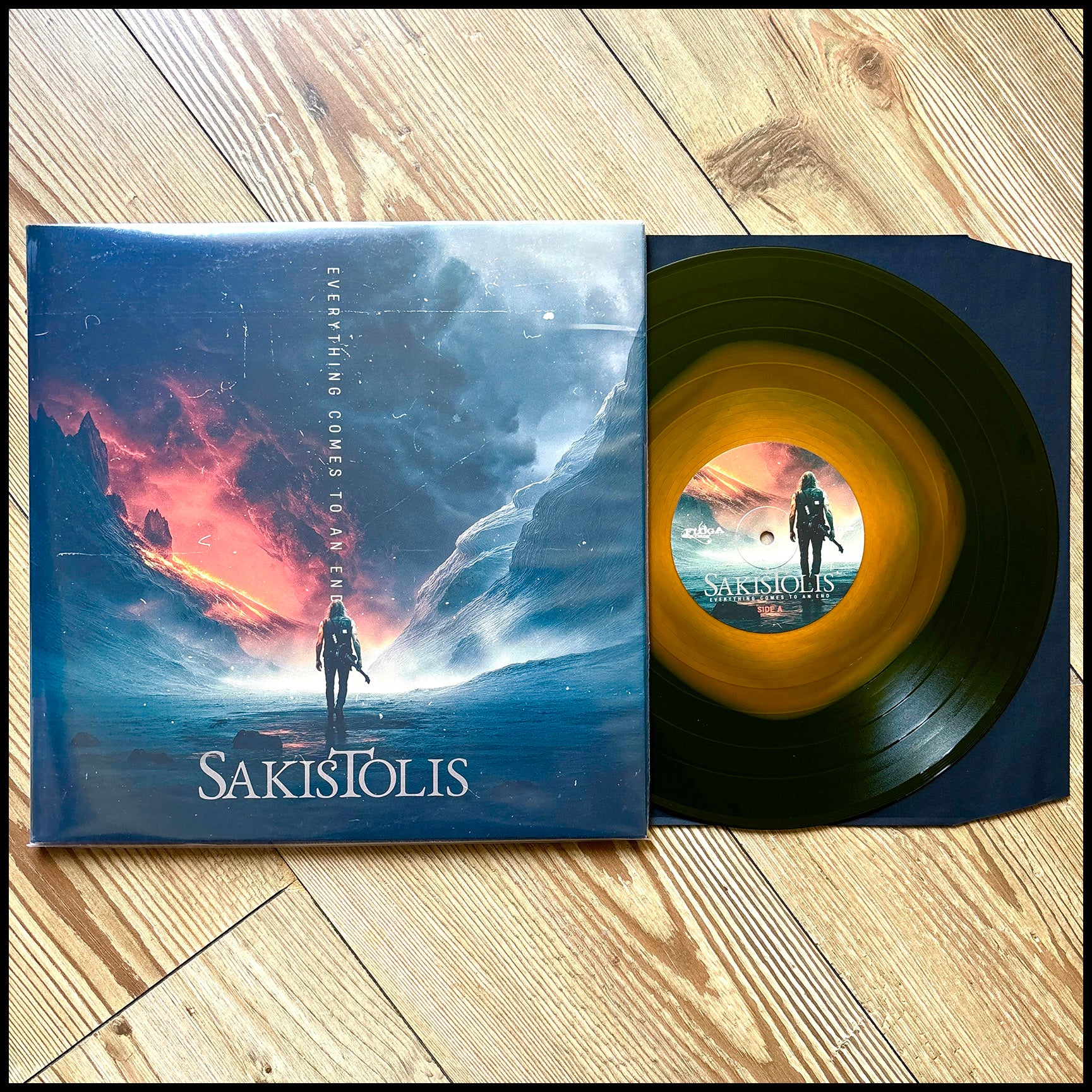 SAKIS TOLIS: EVERYTHING COMES TO AN END LP (ltd orange/green vinyl, Rotting Christ solo work!) *new*
