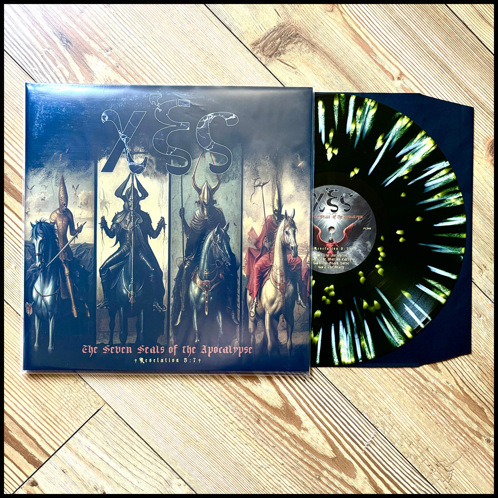 ΧΞΣ (SAKIS TOLIS): THE SEVEN SEALS OF THE APOCALYPSE LP (ltd splatter vinyl, Rotting Christ solo work!) *new*