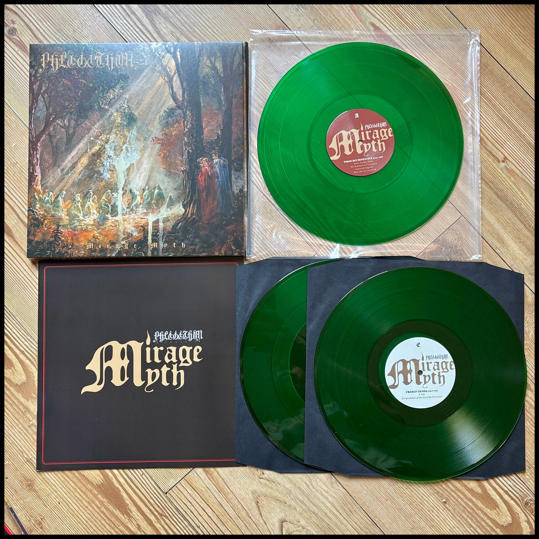 PHLEGETHON: MIRAGE MYTH 3LP (3 x green vinyl, total cult Finnish DM) *new*