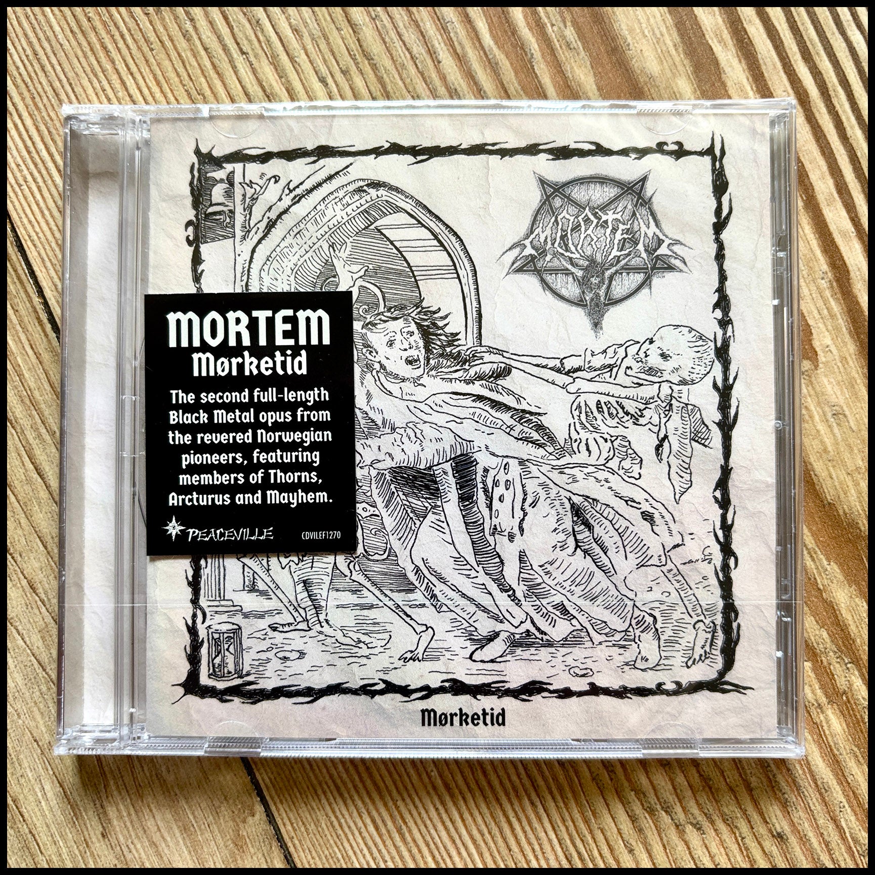 PREORDER [early July] MORTEM: Mørketid CD (new studio album, Arcturus/Thorns members) *new*
