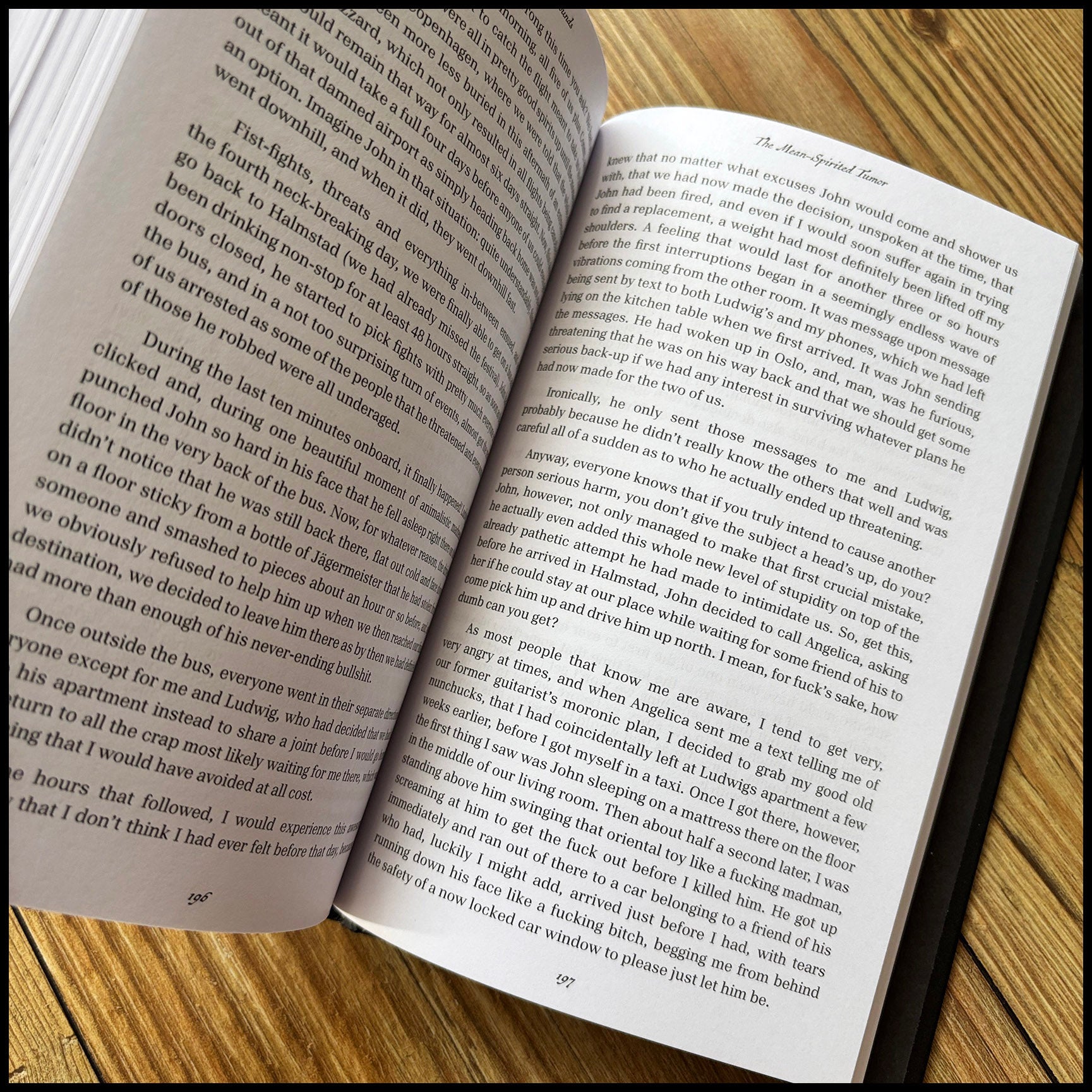 RE-OPENING OLD WOUNDS (The Official Shining Biography) hardback