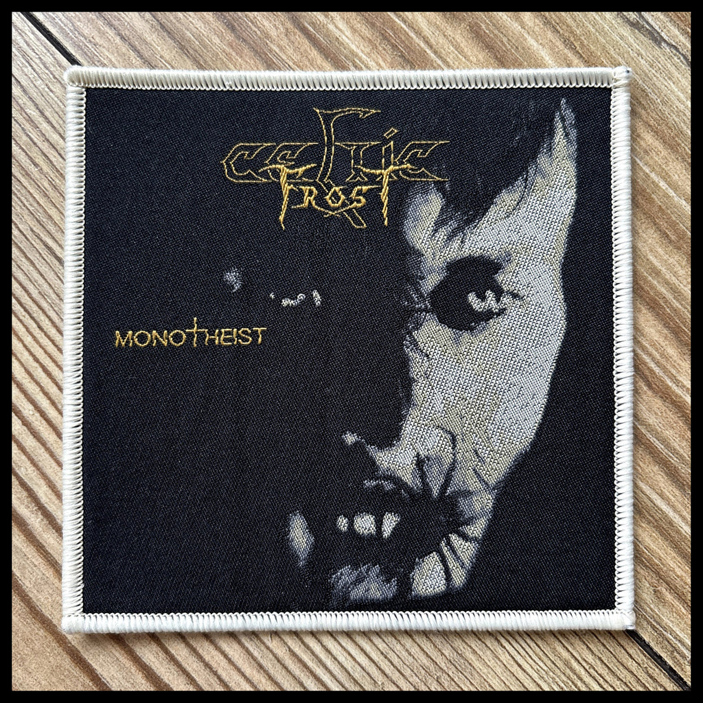 CELTIC FROST: official, limited MONOTHEIST patches (by CND, 2 variants)