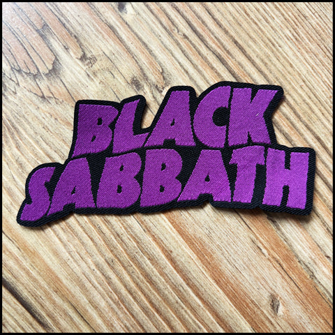 Official BLACK SABBATH: SHAPED LOGO patch