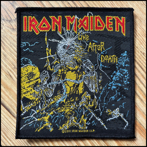 Official IRON MAIDEN: LIVE AFTER DEATH patch