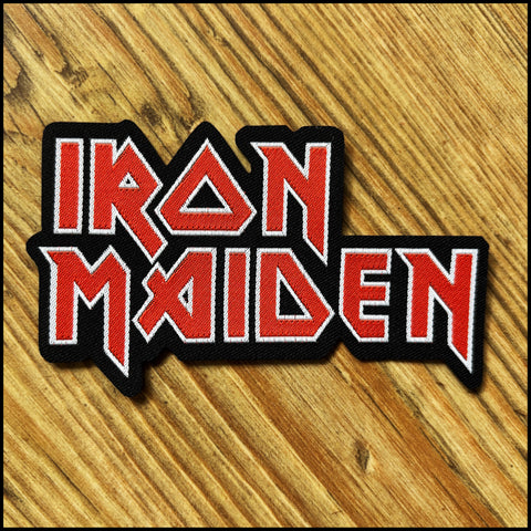 Official IRON MAIDEN: SHAPED LOGO patch