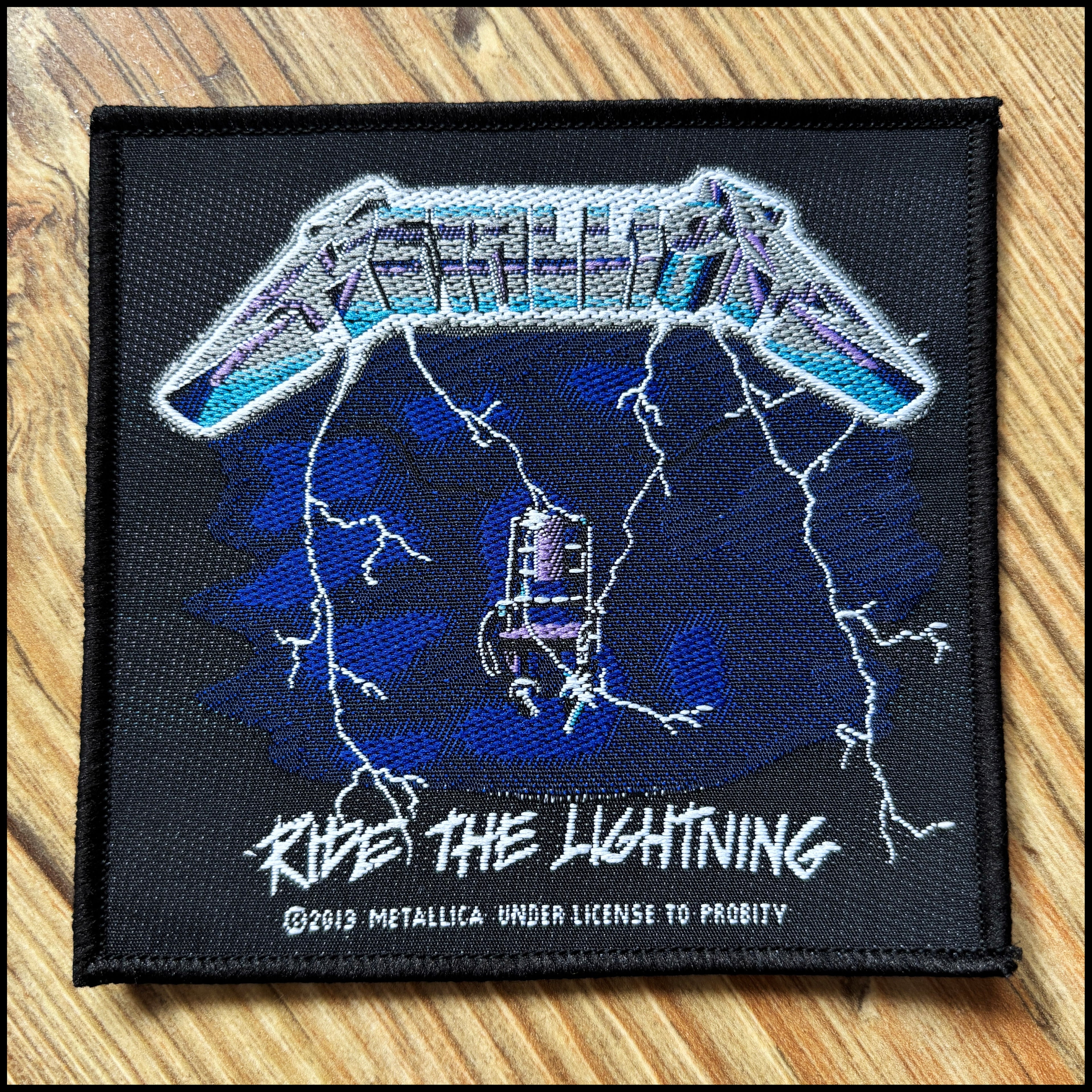METALLICA: official RIDE THE LIGHTNING patch