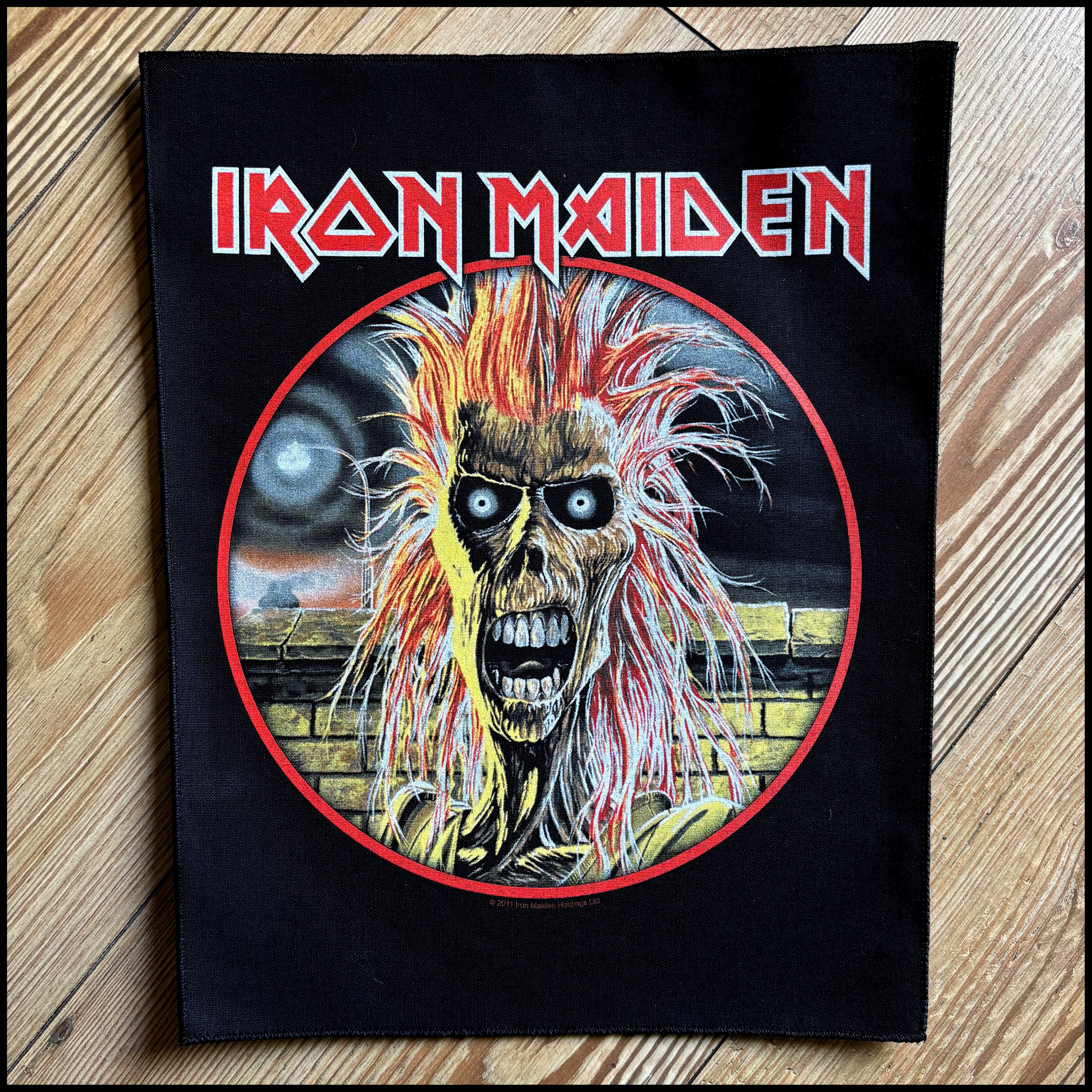 IRON MAIDEN: official large back patch