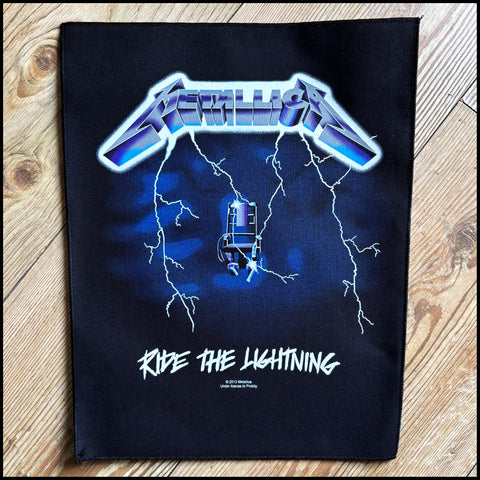 Official METALLICA: RIDE THE LIGHTNING large back patch