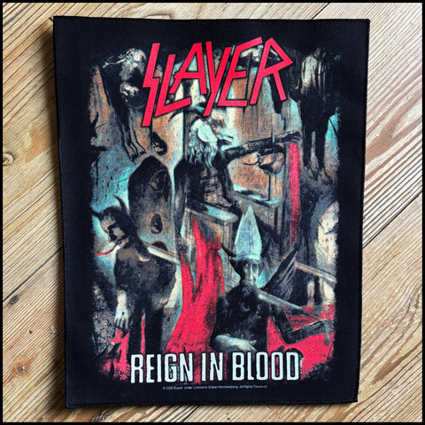 Official SLAYER: REIGN IN BLOOD large back patch