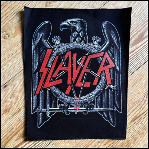 Official SLAYER: EAGLE large back patch