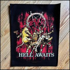 Official SLAYER: HELL AWAITS large back patch