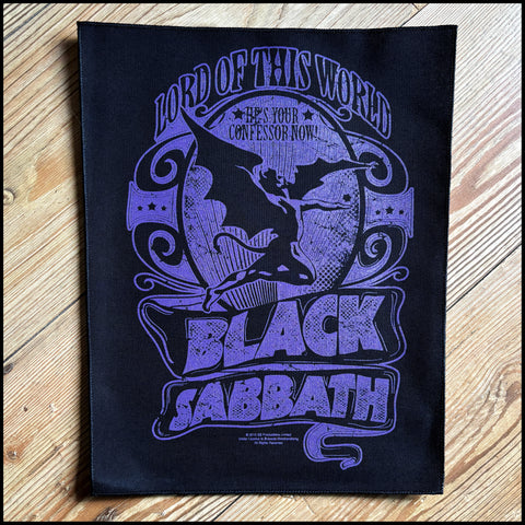 Official BLACK SABBATH: LORD OF THIS WORLD large back patch