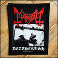 MAYHEM: official DEATHCRUSH large back patch