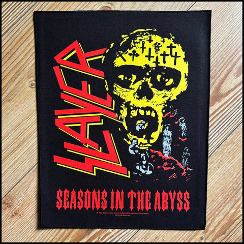 Official SLAYER: SEASONS IN THE ABYSS large back patch
