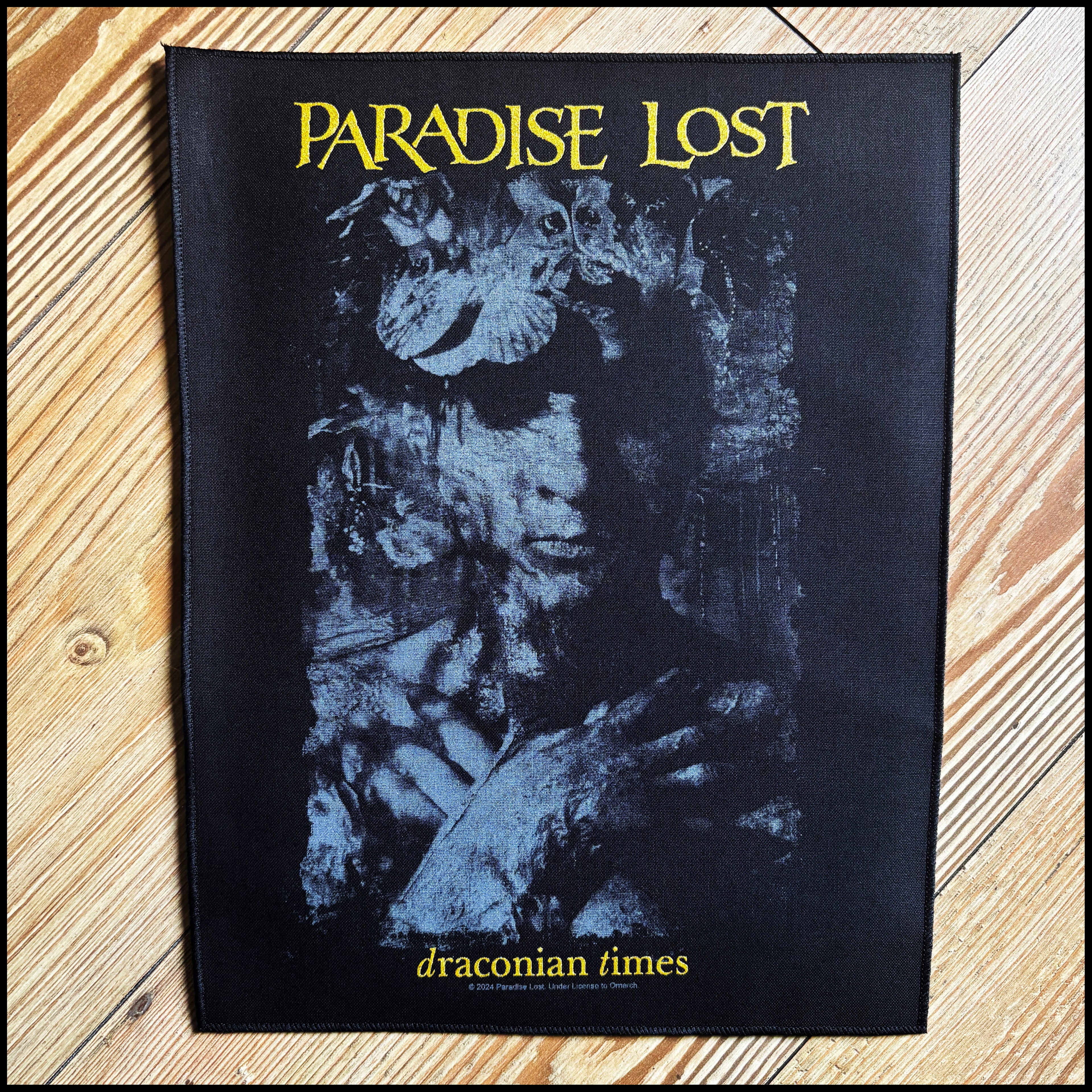 PARADISE LOST: official DRACONIAN TIMES large back patch