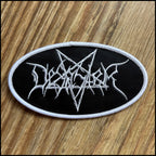 DESASTER: official deluxe/limited LEATHER LOGO patch