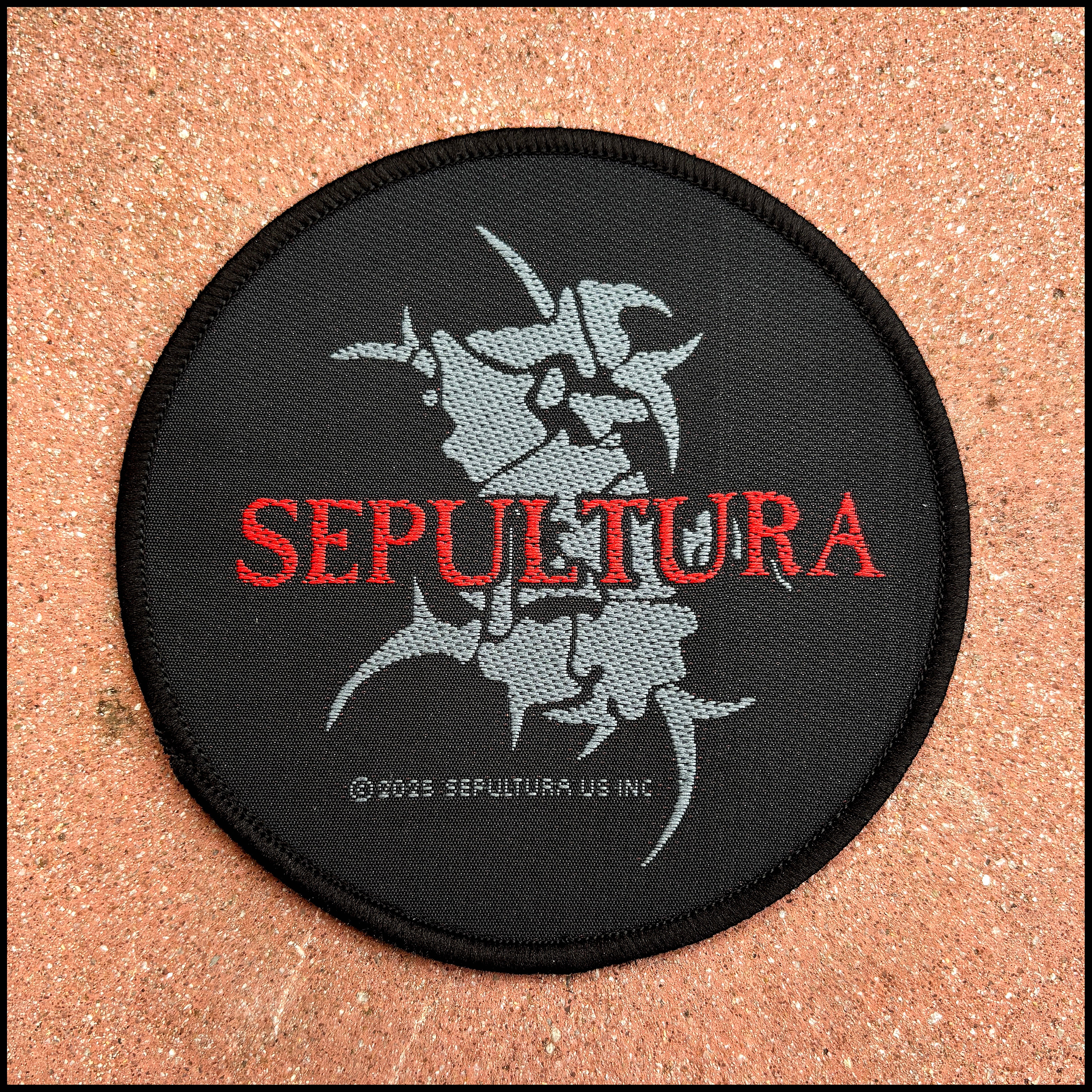 SEPULTURA: official LOGO patch 1 – CultNeverDies
