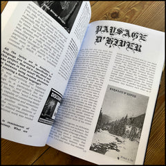 SULPHUR FANZINE #3 (large zine, limited edition, 150 pro printed pages, Sigh, Beherit, Den Saakaldte, Yoth Iria etc)