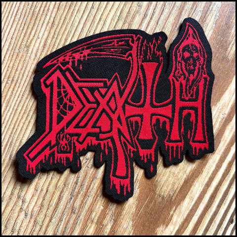 Official DEATH: LOGO 'CUT OUT' patch