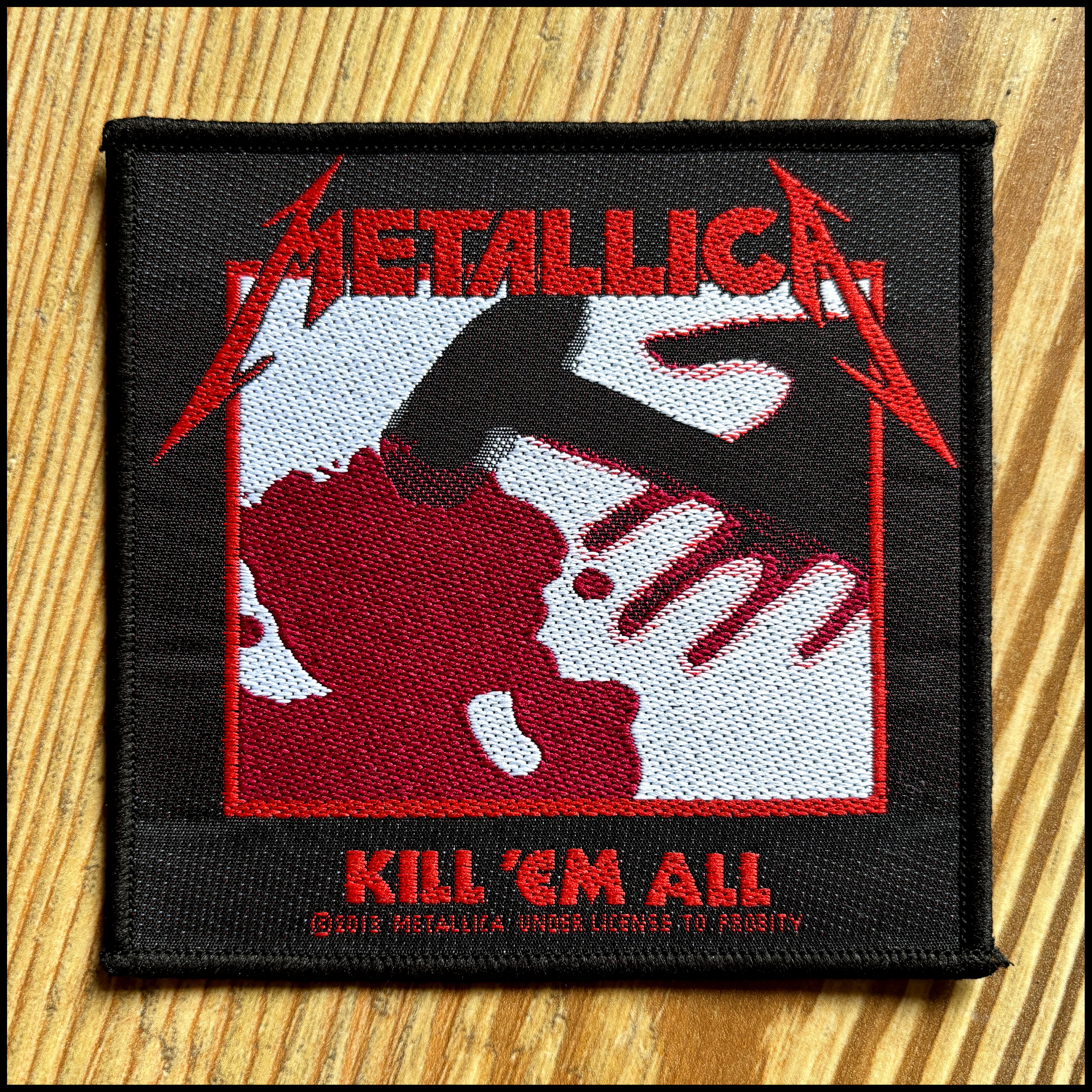METALLICA: official KILL EM ALL patch